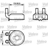 Radiador de óleo- óleo do motor VALEO - 817705