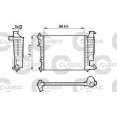 Radiador, refrigeración del motor VALEO - 232535