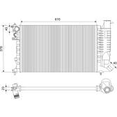Radiador, refrigeración del motor VALEO - 730630