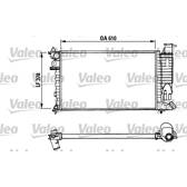 Radiador, refrigeración del motor VALEO - 731010