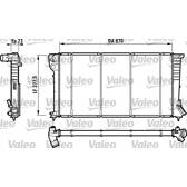 Radiador, refrigeración del motor VALEO - 732517
