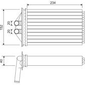 Radiateur chauffage VALEO - 715306