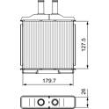 Radiateur chauffage VALEO - 811541