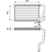 Radiateur chauffage VALEO - 811568