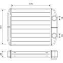 Radiateur chauffage VALEO - 811582