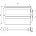 Radiateur chauffage VALEO - 811624