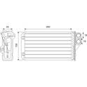 Radiateur chauffage VALEO - 811634
