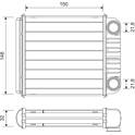 Radiateur chauffage VALEO - 811650