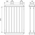 Radiateur chauffage VALEO - 811676