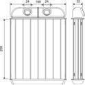 Radiateur chauffage VALEO - 811687