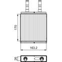 Radiateur chauffage VALEO - 812409