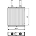 Radiateur chauffage VALEO - 812427