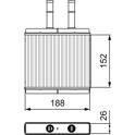 Radiateur chauffage VALEO - 812442
