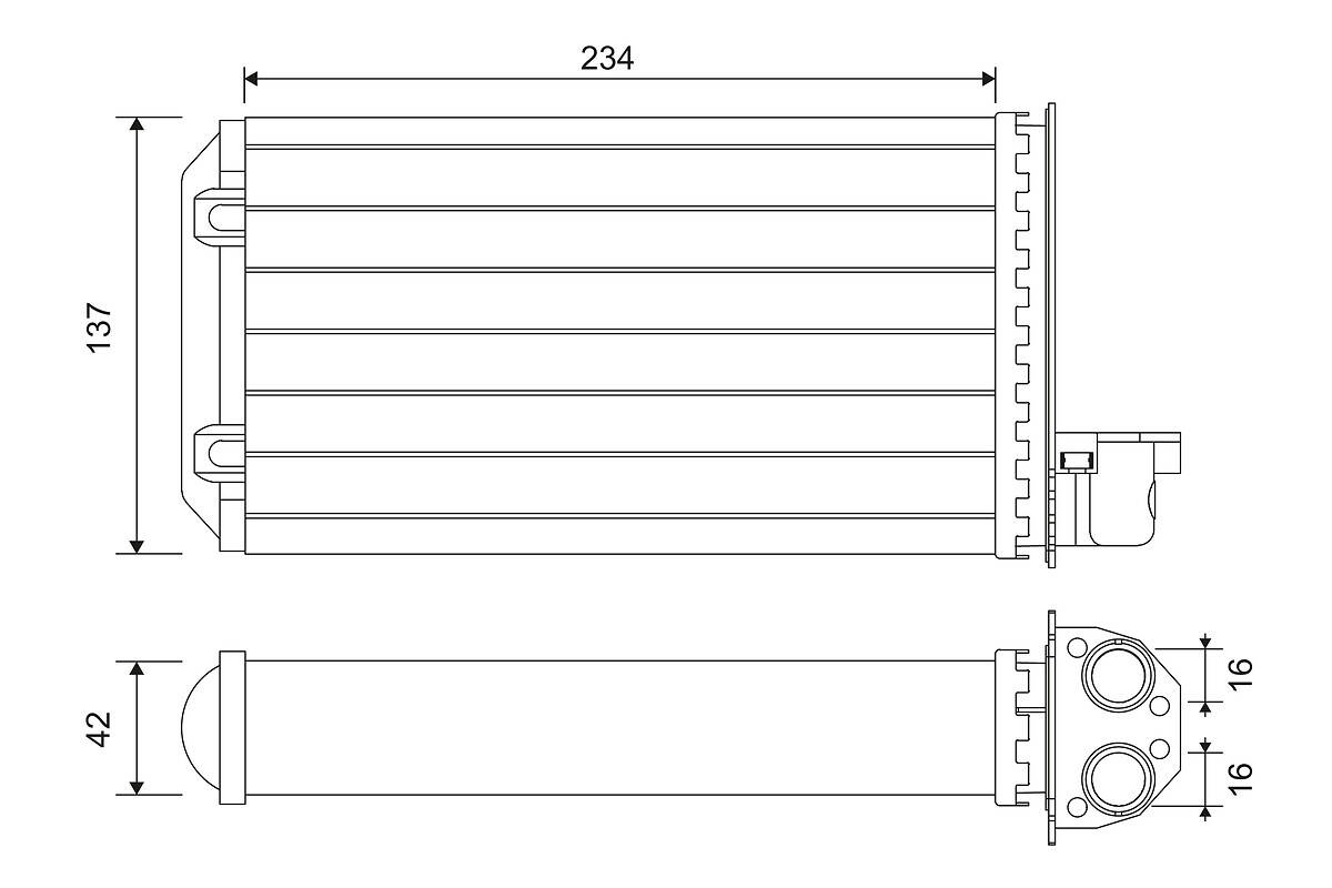 Heat Exchanger, interior heating