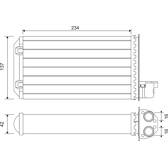 Radiateur chauffage VALEO - 883965