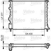 Radiateur moteur VALEO - 731378