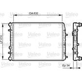 Radiateur moteur VALEO - 732864