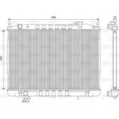 Radiator, engine cooling VALEO - 701611