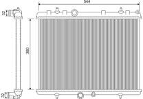 Radiator, engine cooling