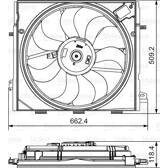 Radiator fan VALEO - 696873