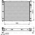 Radiator VALEO - 701543