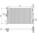 Radiatore, Raffreddamento motore VALEO - 701675