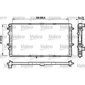 Radiatore, Raffreddamento motore VALEO - 732698