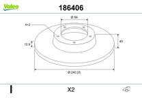Brake disc set (2)
