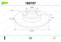 Brake disc set (2)