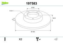 Brake disc set (2)