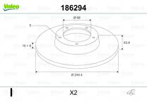 Brake disc set (2)