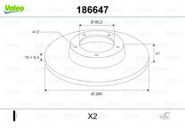 Brake disc set (2)