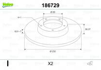 Brake disc set (2)