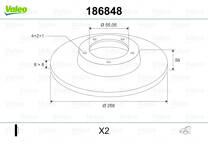Brake disc set (2)
