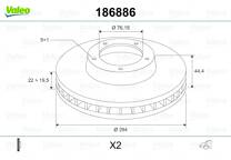 Brake disc set (2)