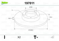 Brake disc set (2)