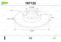 Brake disc set (2)