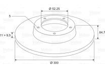 Brake disc (per unit)
