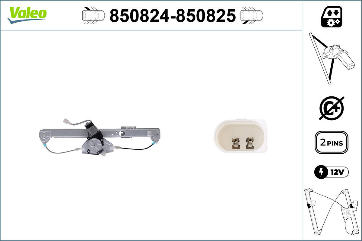 Rear windows regulator