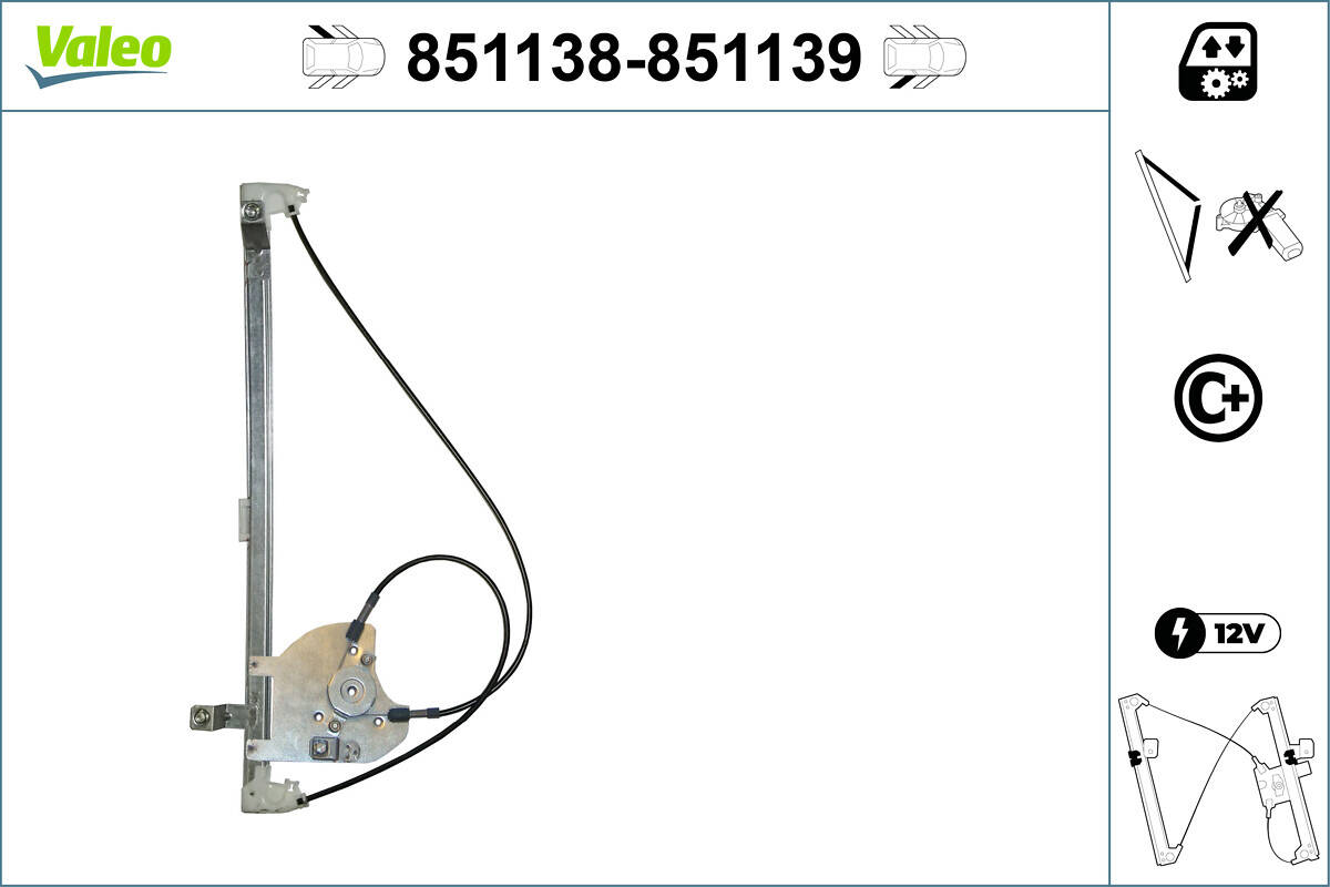 Rear window regulator