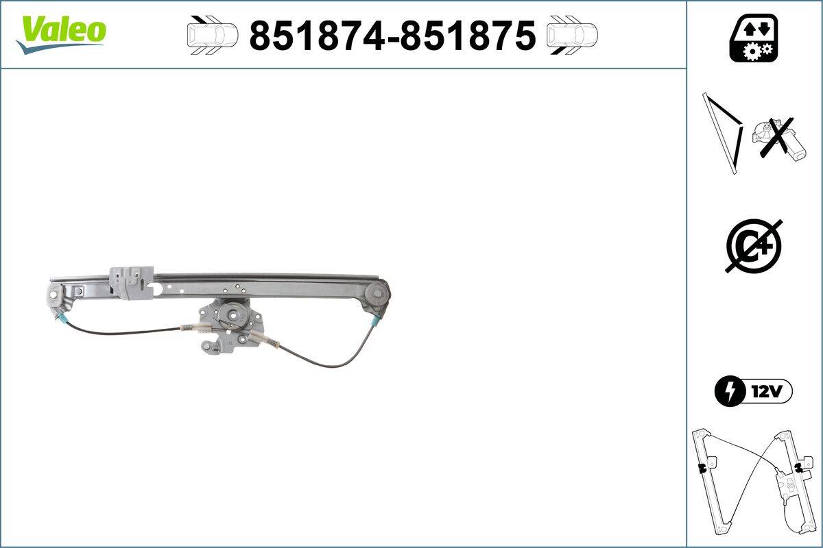 Rear window regulator