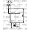 Relais, Arbeitsstrom VALEO - 643828