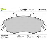 Remblokkenset voor VALEO - 301036