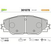 Remblokkenset voor VALEO - 301078