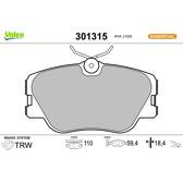 Remblokkenset voor VALEO - 301315