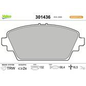 Remblokkenset voor VALEO - 301436