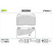 Remblokkenset voor VALEO - 302584