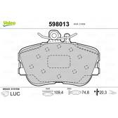 Remblokkenset voor VALEO - 598013