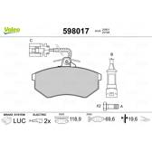 Remblokkenset voor VALEO - 598017