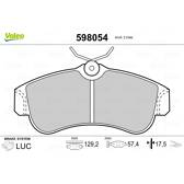 Remblokkenset voor VALEO - 598054